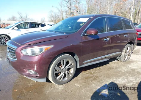 2013 Infiniti Jx35 z USA, uszkodzony, nr VIN 5N1AL0MMXDC304140